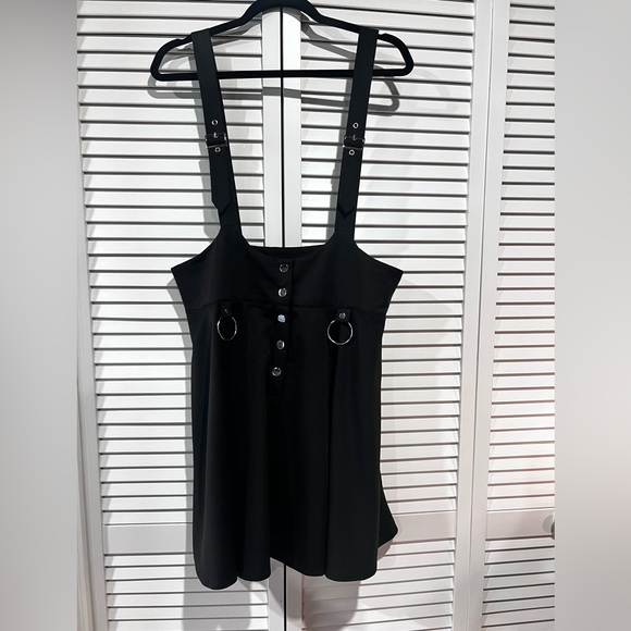 Black Skirt Pinafore - Picture 1 of 6